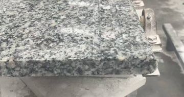 青海芝麻白楼梯踏步 芙蓉白