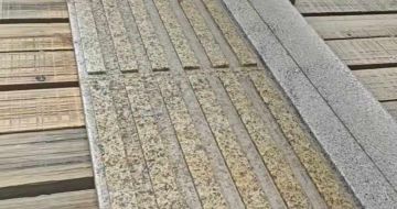 青海黄金麻盲道石 盲条