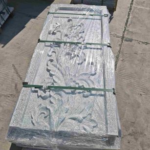 青海芝麻白别墅外墙雕刻版