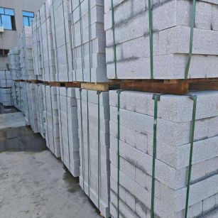 青海芝麻白路牙石，路侧石