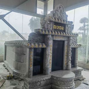 青海套墓 墓碑 围坟石 异形定制