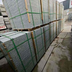 青海芝麻白地铺版 石材地铺石