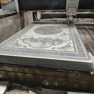 青海芝麻灰雕刻版异形雕刻异形定制