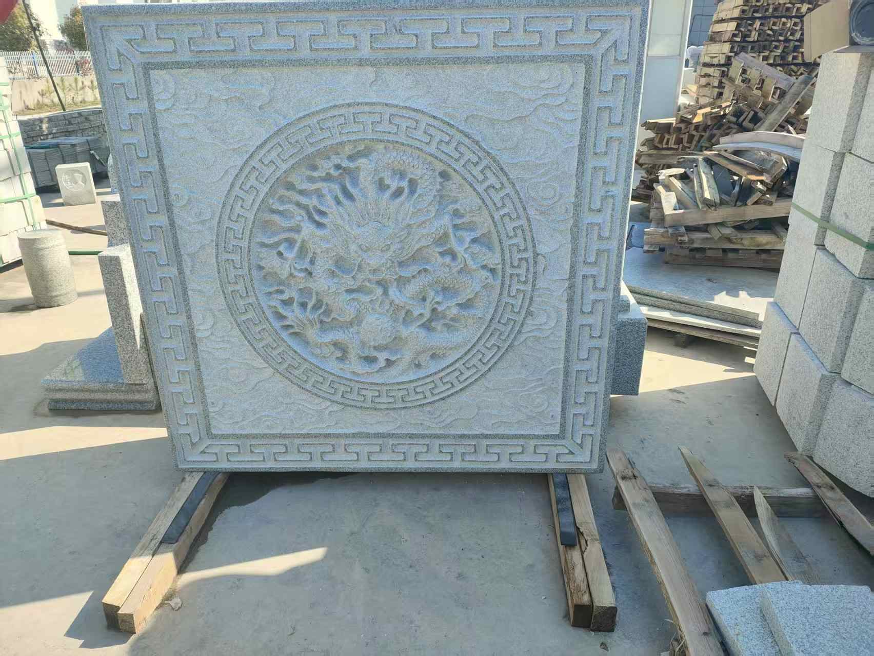 青海芝麻白芝麻灰别墅雕刻板