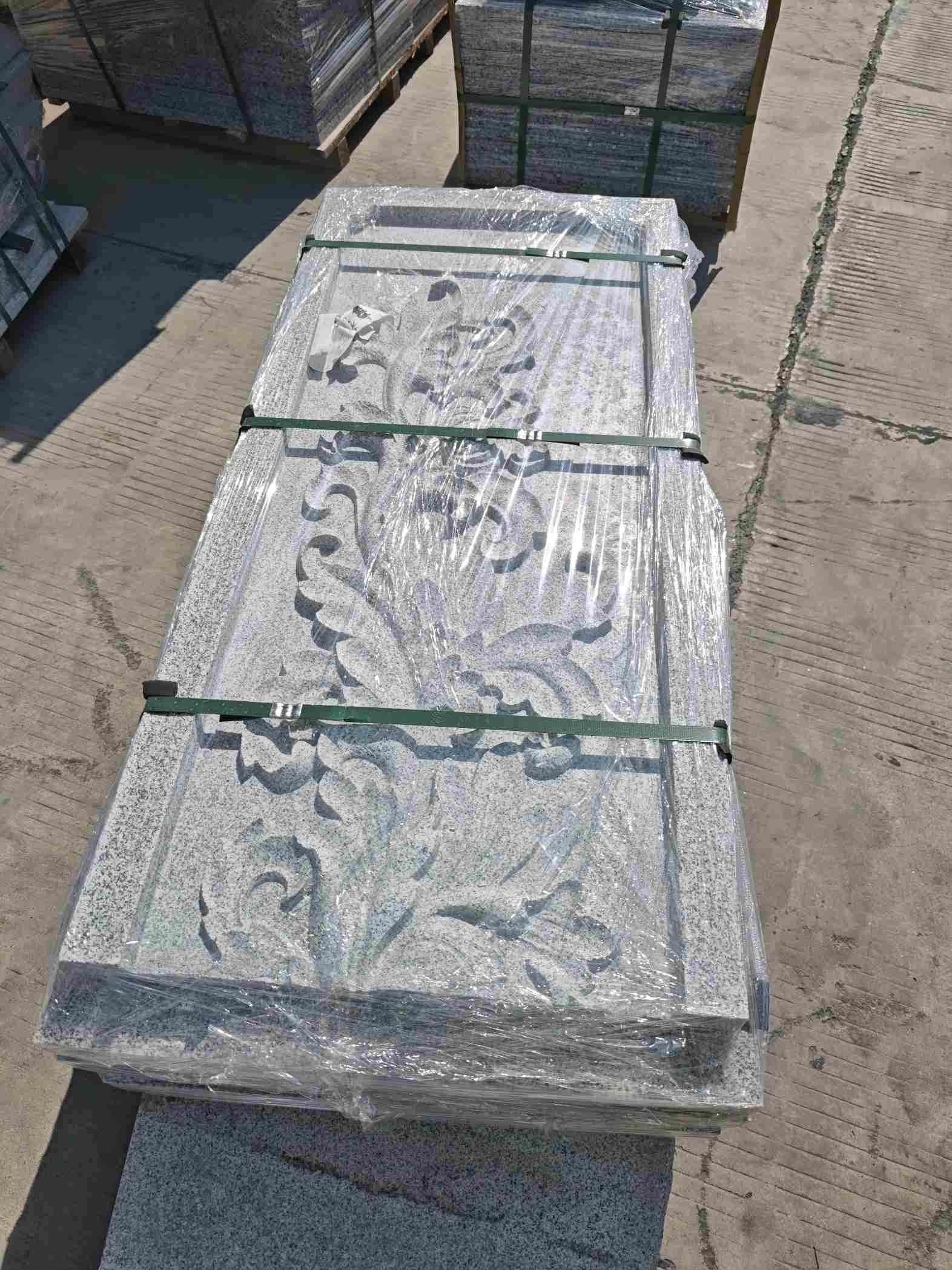 青海芝麻白别墅外墙雕刻版