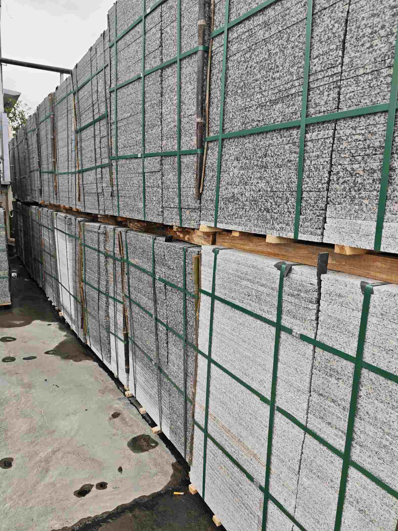 青海芙蓉白地铺石，石材地铺石